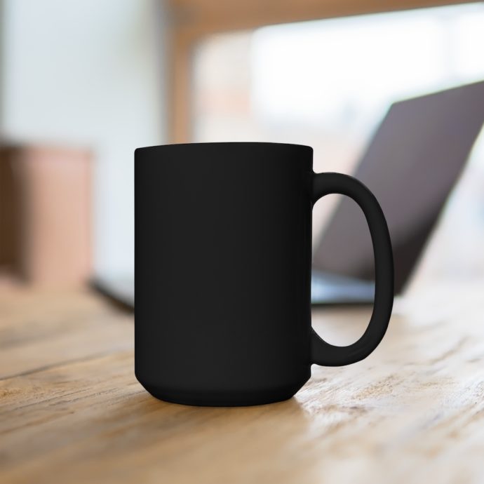 Black Mug 15oz - Image 4