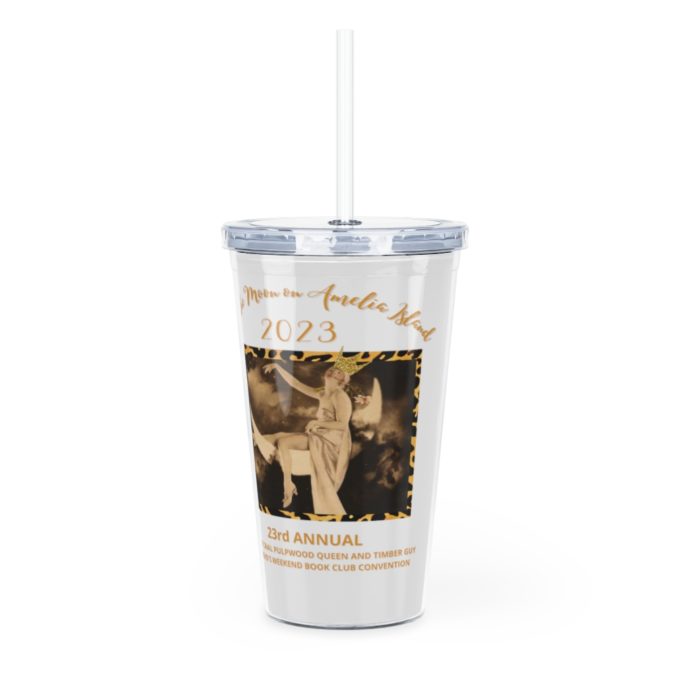 Plastic Tumbler with Straw - Image 3