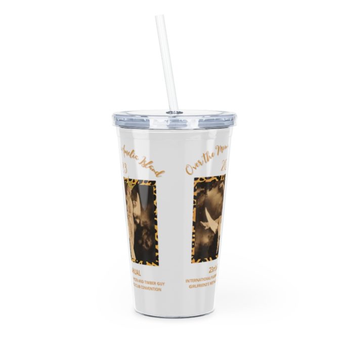 Plastic Tumbler with Straw - Image 5