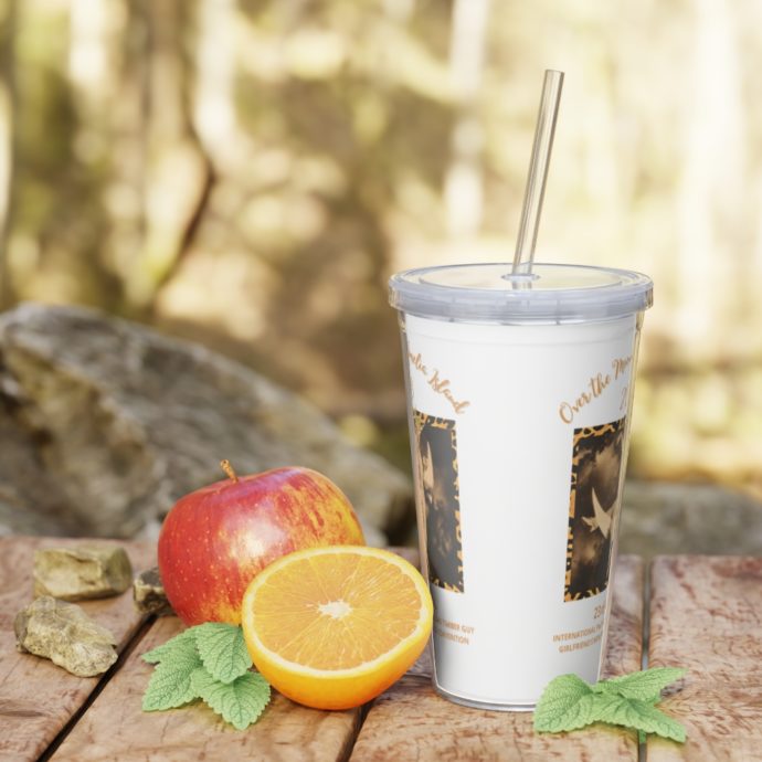 Plastic Tumbler with Straw - Image 8